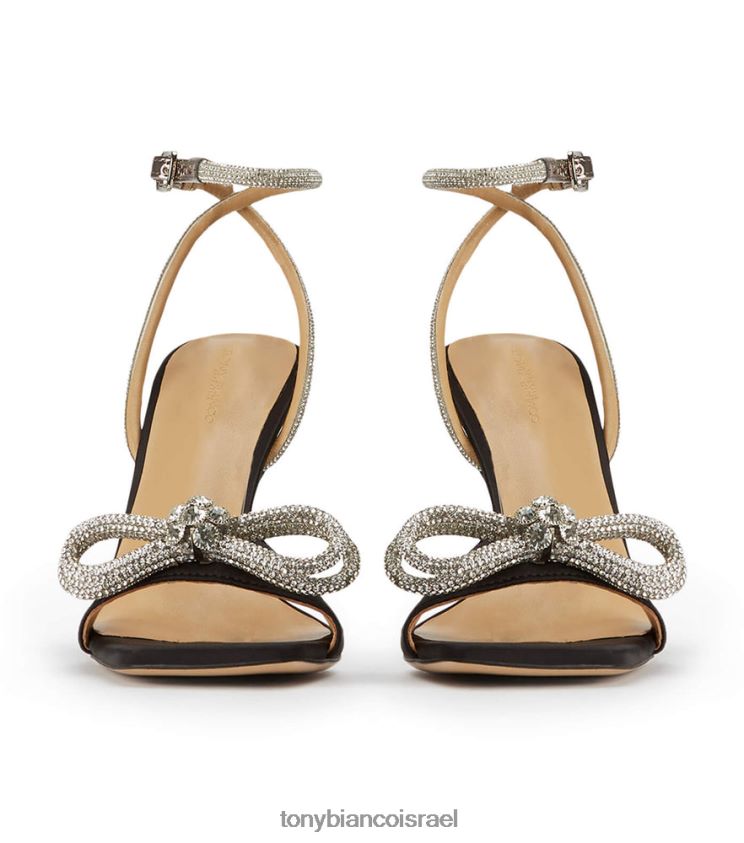 נעלי עקב | נשים סאטן שחור Tony Bianco עקבי פרנץ 8BNR8T164